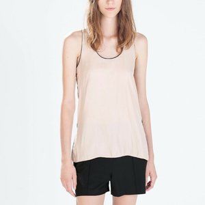 🐰 Zara Basic Silky Tank Top Buttery